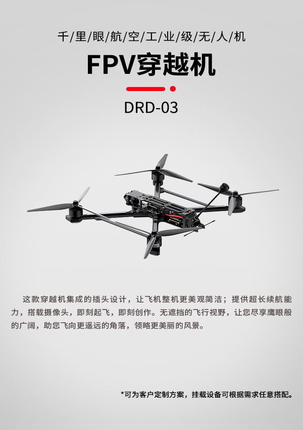 FPV穿越機(jī)DRD03型(圖1)