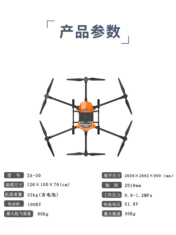 短途運(yùn)輸無人機(jī) ZA-30型(圖1)